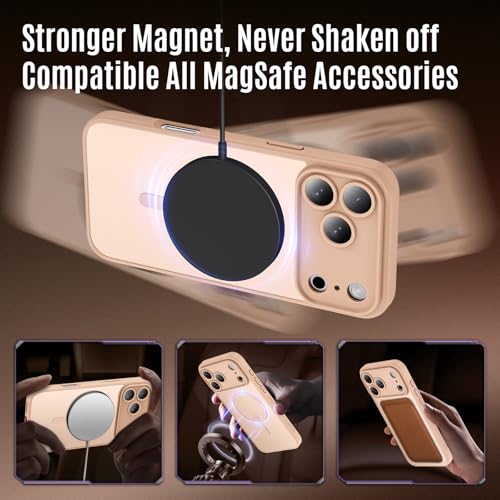 Image of Symcele Designed for iPhone 17 Pro Max Case,Light Brown