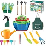 KOIROI Gartengeräte Set, 23-teilig Gartenwerkzeug Set, Gartengeräte, Gartenset...
