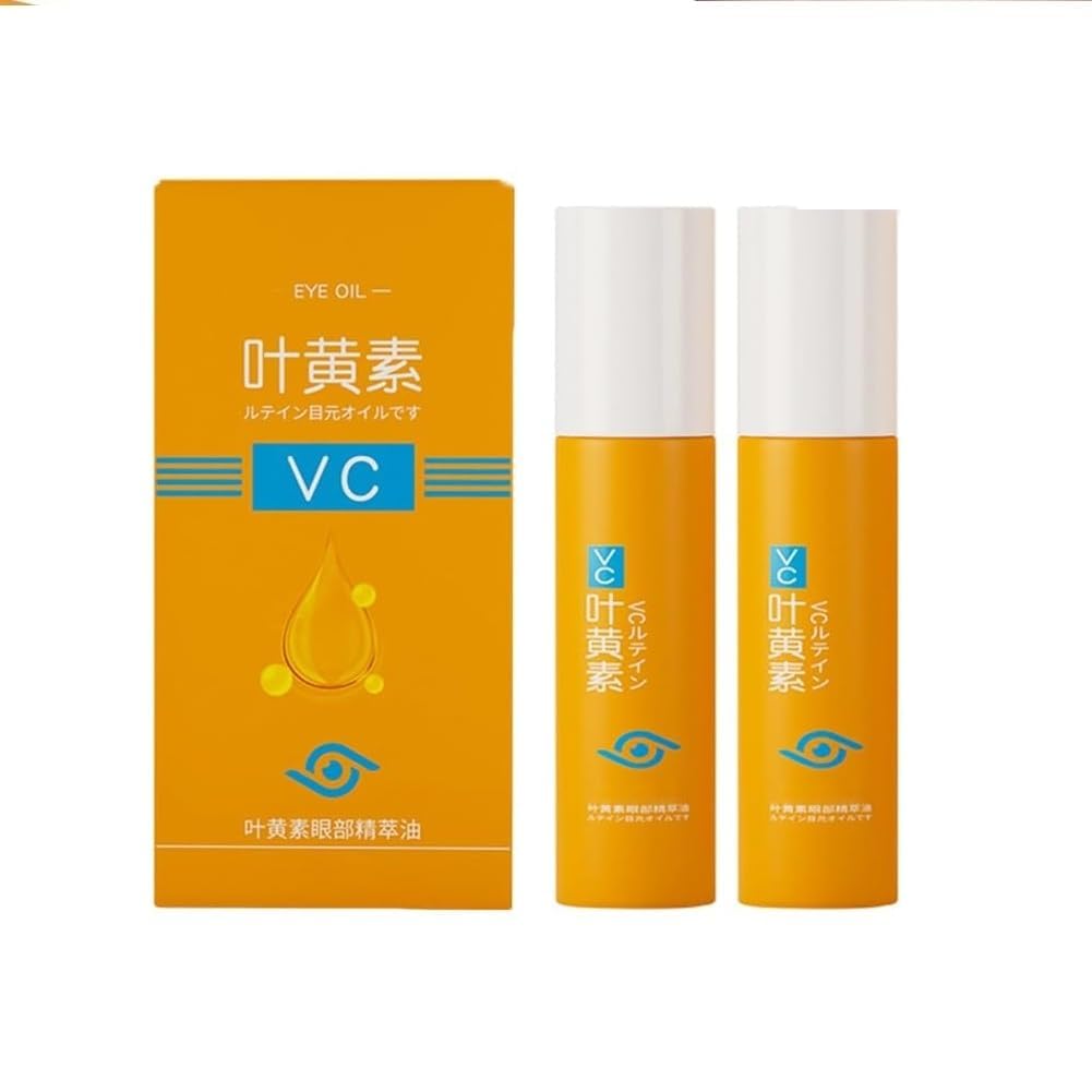 VC Eye Oil Roll-On 50 ml | Vitamin C & Lutein Under Eye Serum | Cooling Roller for Dark Circles, Puffiness & Tired Eyes | Lightweight Hydration & Brightening Care, Pack of 2-image-37