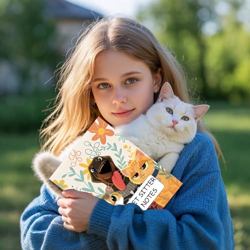 Libro de registro para cuidadores de mascotas: notas para perros, gatos y viajes 6