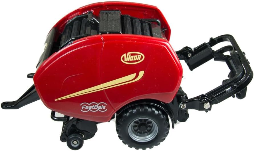 Tomy 43221 Britains 1:32 Vicon Fastbale (Red), Collectable Tractor