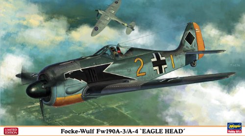 Focke-Wulf FW190A-3/A-4 Eagle Head 1/48 maquette d'avion de chasse 09942 Hasegawa