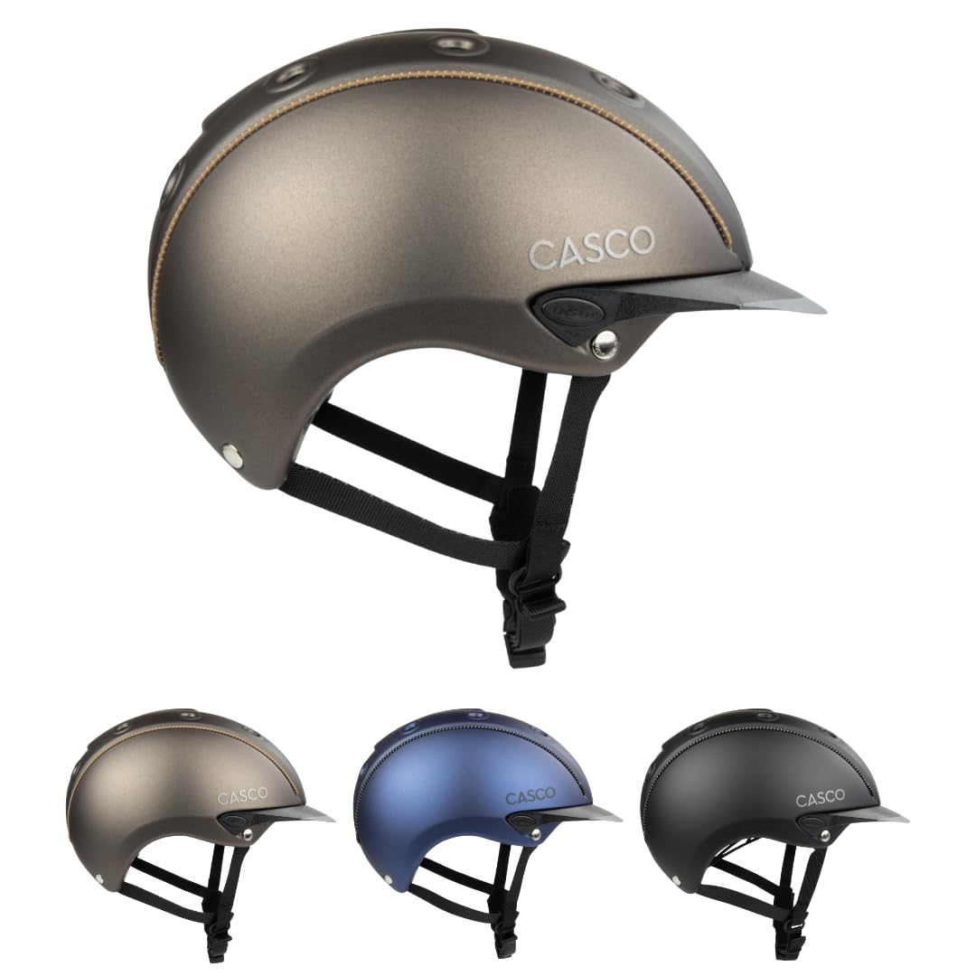 RL24 - Reithelm Mistrall-1 von Casco inkl. Putzschwamm – Reitkappe Damen, Herren & Kinder – leicht, optimal belüftet & Perfekter Sitz – Reiterhelm in vielen Farben & Größen