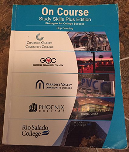 On Course Study Skills Plus Edition, Strategies... 1305760972 Book Cover