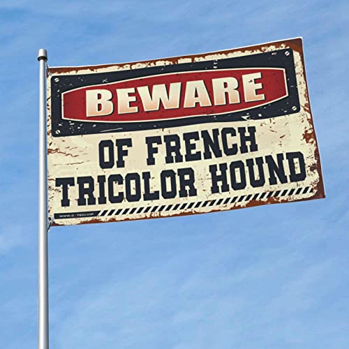 Drapeau tricolore Hound pour personnaliser le mur d'une chambre de garçon
