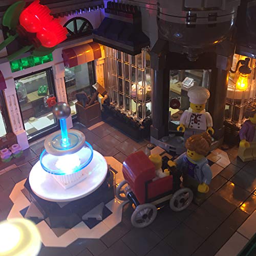 TRCS Led Beleuchtungsset für Stadtleben 10255, USB und Batterie Betrieben Led Licht Kompatibel Mit Lego 10255-Ohne Lego… – Bild 4