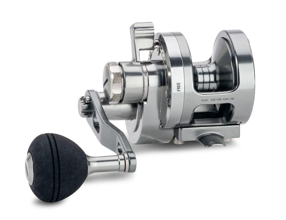 Full Metal Jig SD-4001LH, Jigging-Multirolle, Aluminium-Gehäuse, Meeresangel, Linkshand, Norwegenrolle, Multirolle