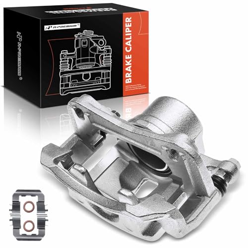 A-Premium Disc Brake Caliper Assembly with Bracket Compatible with Select Hyundai and Kia Models - Forte, Forte Koup, Forte5, Elantra GT, For Veloster - Front Side by A-Premium - Used condition - US$33.97