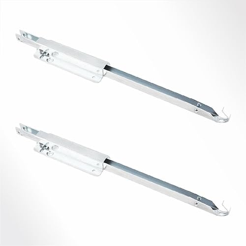 Miniatura 6 de POWERTEC Mesa de metal con hojas colgantes para 4 unidades, accesorios deslizantes para mesa de cocina plegable, soporte de mesa plegable para mesa