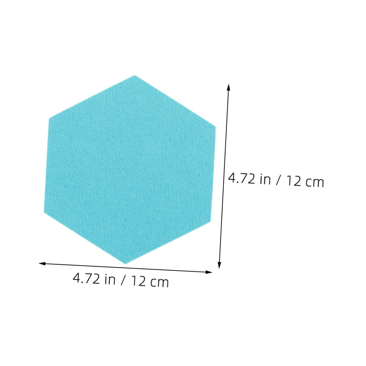 DOITOOL 6PCS Decorative Self Adhesive Hexagon Felt Board Tiles for Photos and Memos Stylish Wall Decor for Home and Office Quick Installation with Modern Design