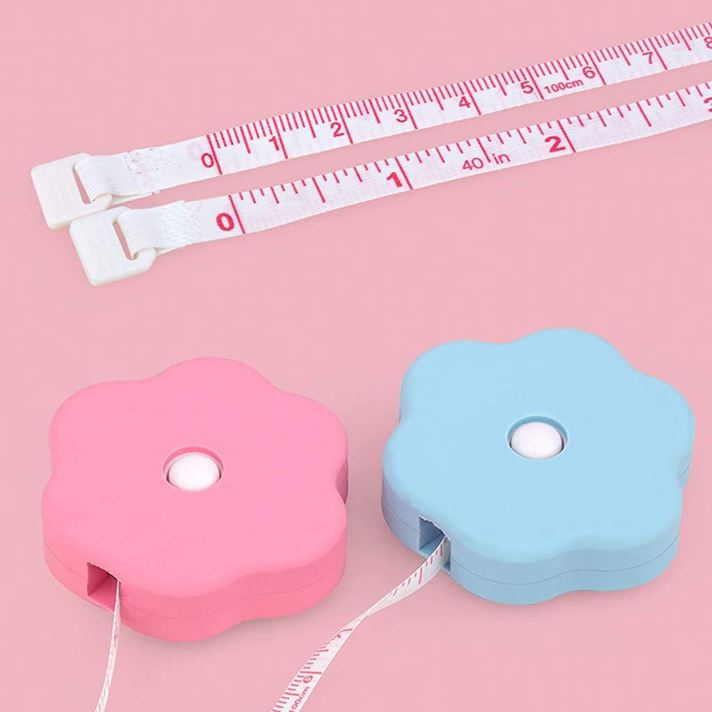 Cartoon Body Measure Tape 40'' with Lock Pin Retract Measuring Tape Body Cloth Measuring Tape for Sewing Tailors