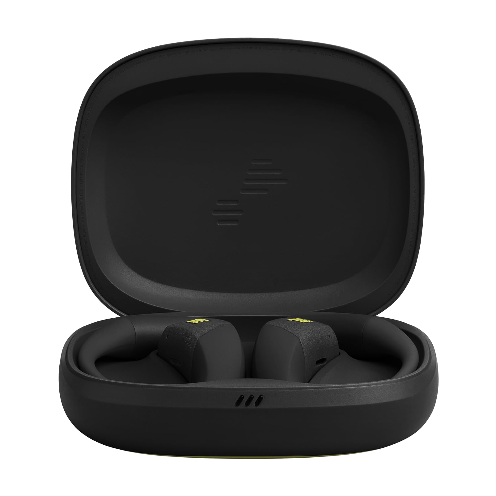 JBL Endurance Zone, Auriculares Deportivos Abiertos, Negro/Verde | Diseño Ergonómico de Gancho, Bluetooth 5.3, JBL OpenSound, 32 h de Autonomía, Resistencia IP68, Google Finder