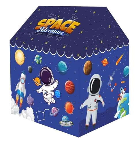 Image of SANGANI Colorfull and Extremely Light Weight Indoor and Outdoor Kids Play Tent House for 3-8 Years Old Kids Girls and Boys (Space)