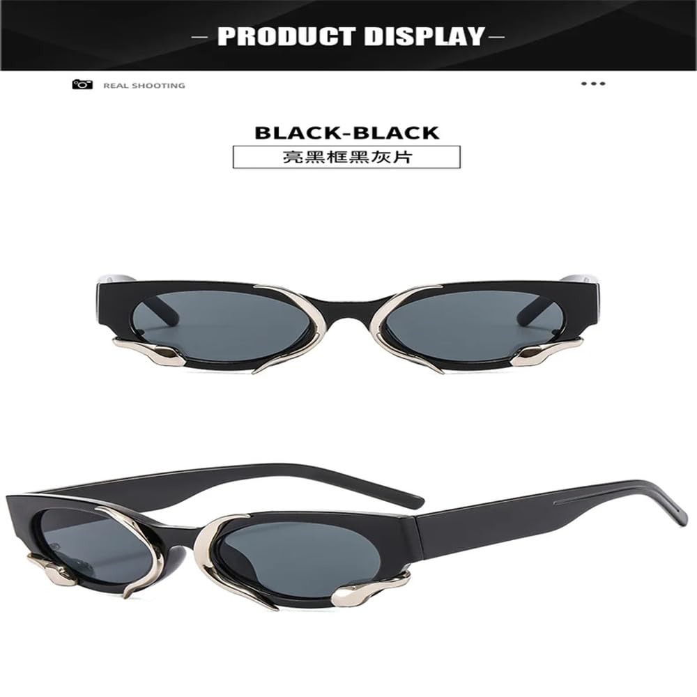 Modne okulary przeciwsłoneczne w owalnej ramce, vintage, damskie, spor