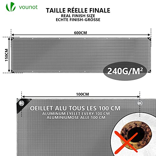 Foto VOUNOT Telo Impermeabile Esterno 240 g/m² 3