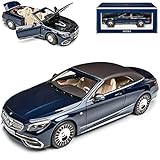 mercedes cabriolet amg 2018 Aus Metall mit Plastikteilen, öffnenden Türen, Motorhaube, Heckklappe, abnehmbarem Soft Top Dach, drehbaren und lenkbaren Rädern.