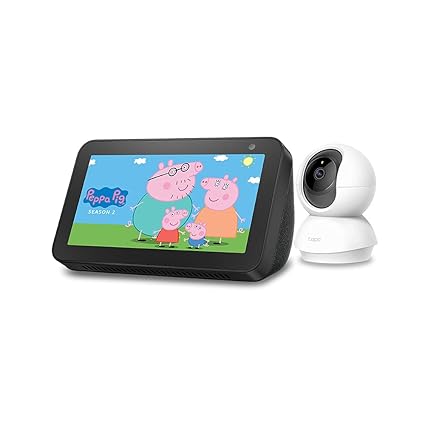 Echo Show 5-2nd Gen (Blue) combo with TP-Link indoor security camera
