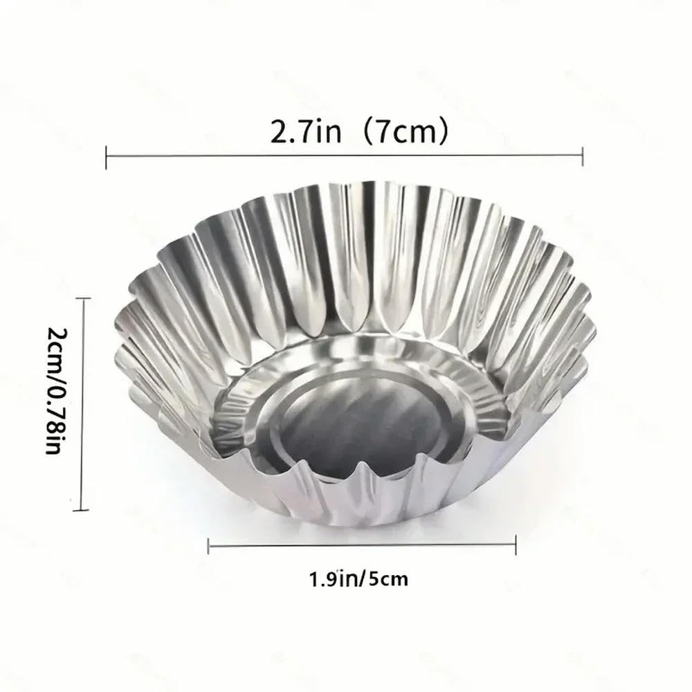 Molde antiadherente para tarta de huevo, molde para magdalenas y pudín en forma de flor, herramienta de cocina para hornear magdalenas