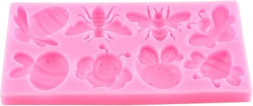 Miniatura 15 de Moldes de silicona de abejorros para fondant, molde de abeja para decoración de pasteles de azúcar, decoración de cupcakes, caramelo de chocolate