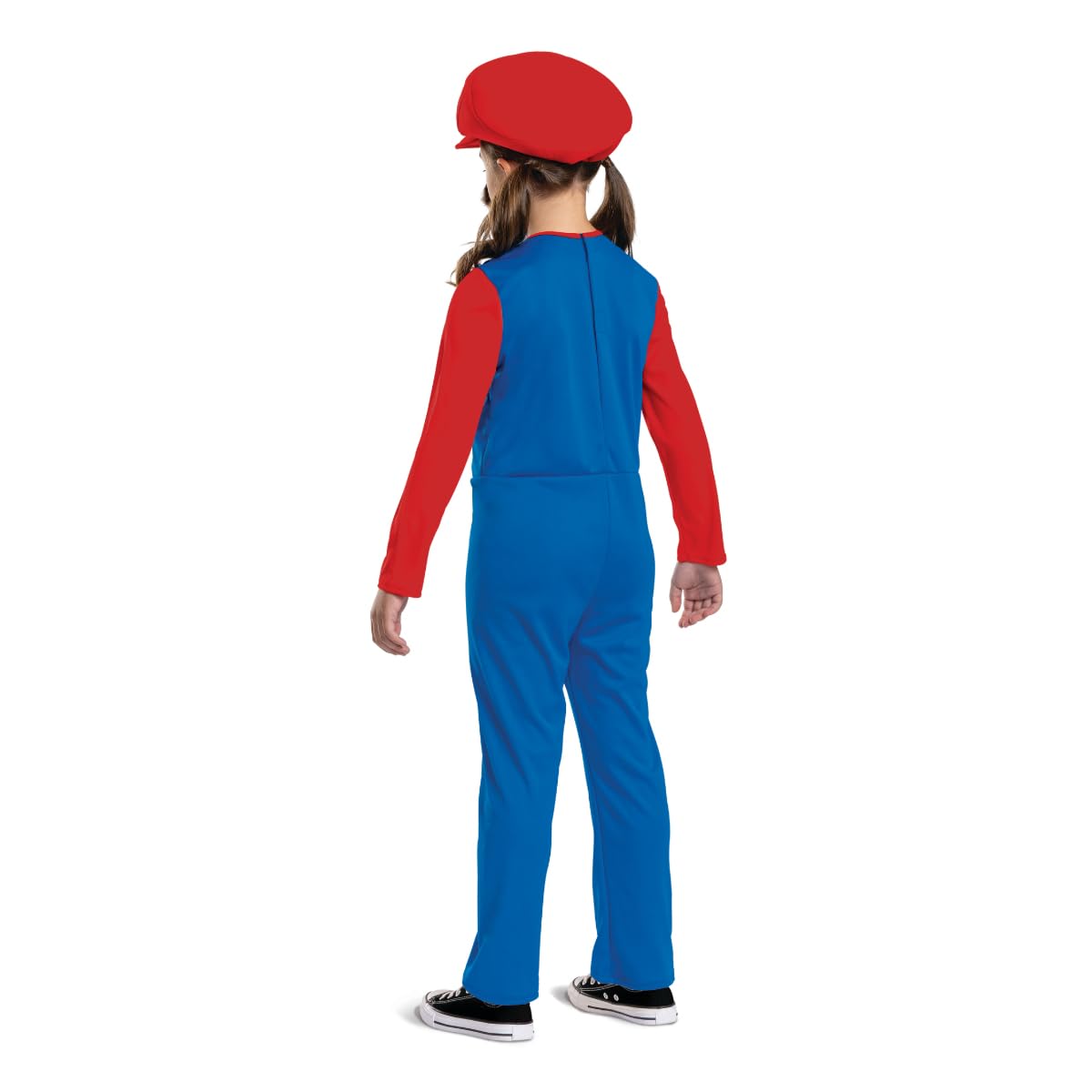Super Mario - Disfraz Super Mario - Incluye Bigote y Gorro - Tallas XS, S, M - Para Niños de 3 a 8 Años