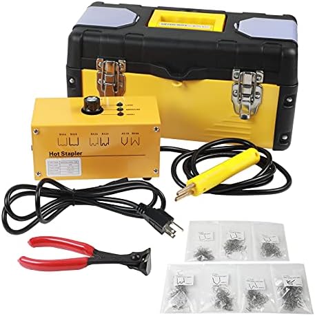 BELEY Car Bumper Repair Plastic Welder Kit, 110V Hot Stapler Plastic Welding Hot Staple Gun with 700PCS Staples