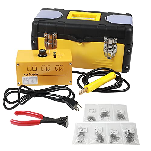 BELEY Car Bumper Repair Plastic Welder Kit, 110V Hot Stapler Plastic Welding Hot Staple Gun with 700PCS Staples BELEY Car Bumper Repair Plastic Welder Kit, 110V Hot Stapler Plastic Welding Hot Staple Gun with 700PCS Staples