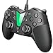 Produktbild IFYOO V911 Wired PC Controller USB Gaming Gamepad Joystick für Windows 10/8/7/XP(Computer & Laptop), Steam, Android und PS3, 3M USB Kabel, Dual-Vibration, XInput/DInput - Schwarz