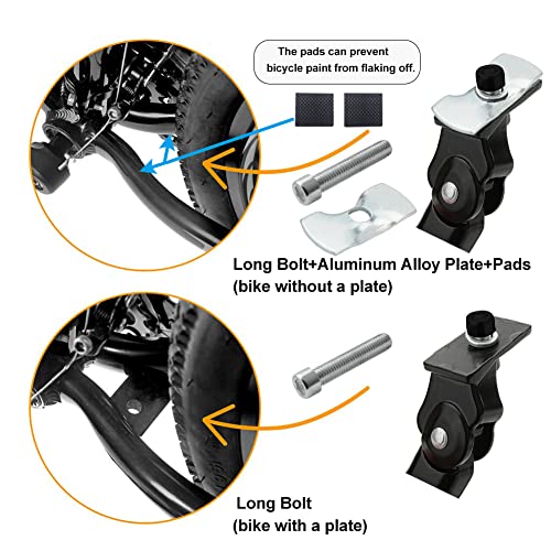 TOPCABIN Patas de Apoyo para Bicicleta Ajustables de Aleación de Aluminio para Bicicletas de 26-29 Pulgadas miniatura 5