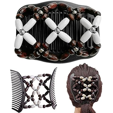 Peinetas de pelo LIUJZZJ Estirar Combs Magic Hair Clips Cover