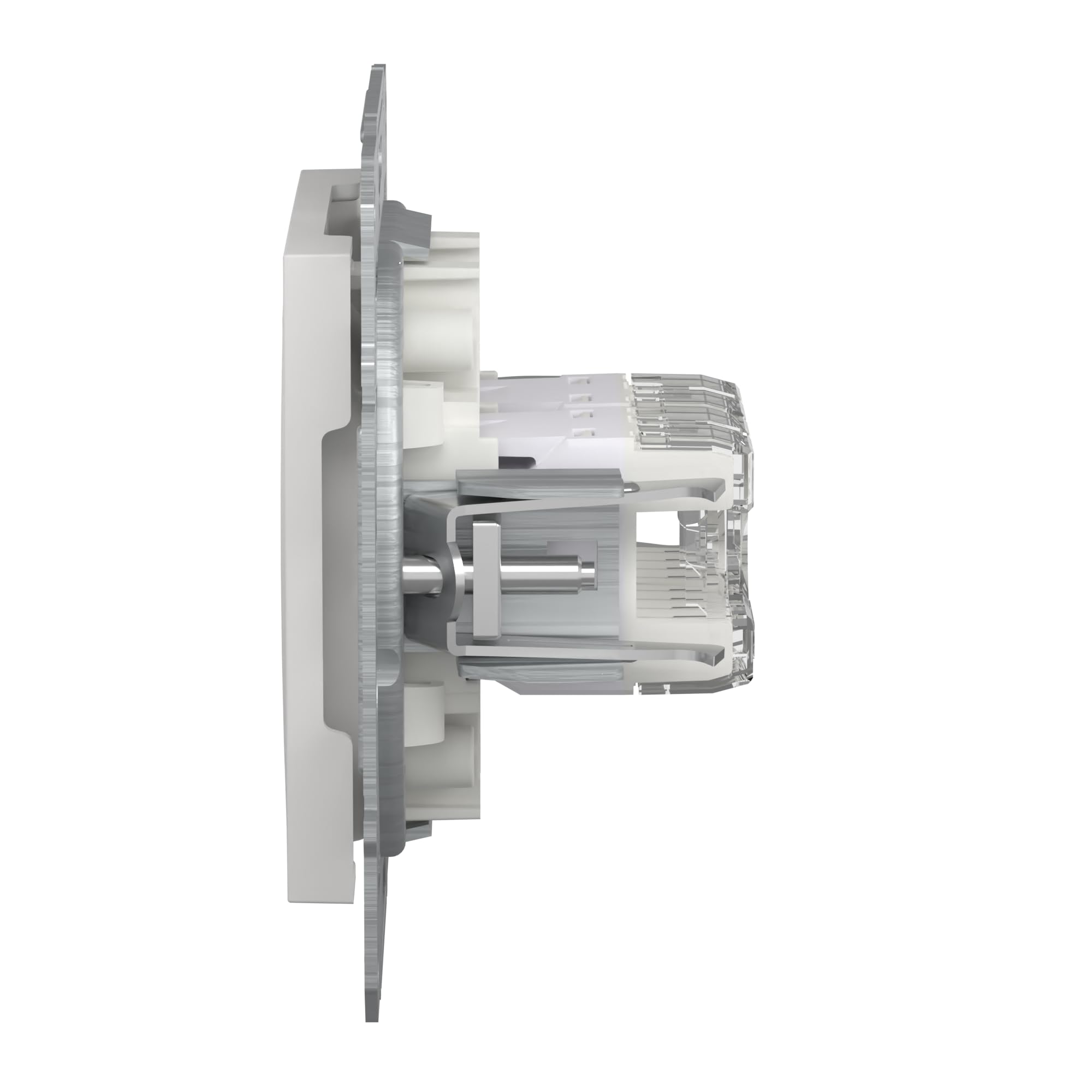 Schneider Electric Asfora EPH4870121D RJ45 Cat.6e - Enchufe de red (2 enchufes, conector de datos, IDC), color blanco