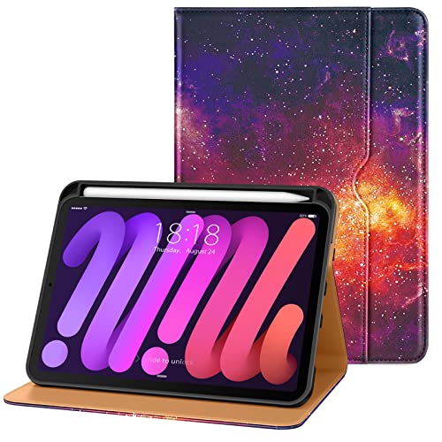 Protégez votre iPad Mini 6 des rayures avec cette coque en cuir à support stable