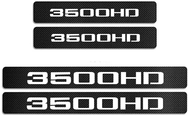 Miniatura 2 de MAXDOOL 4 protectores reflectantes para umbral de puerta de automóvil, calcomanías reflectantes de fibra de carbono 4D, decoración de placa para