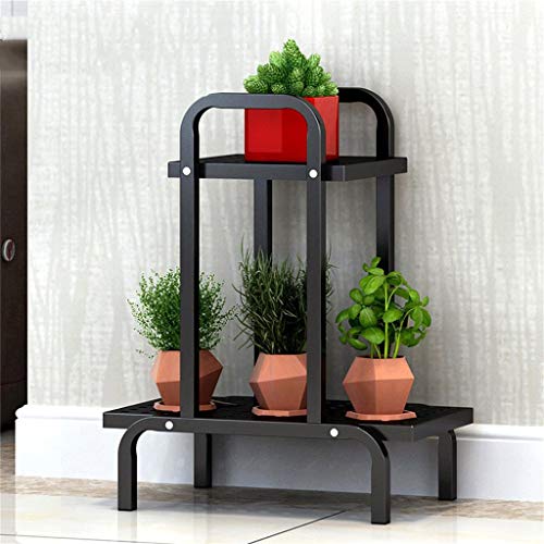 Supports à fleurs design en fer étagère décorative durable - 2