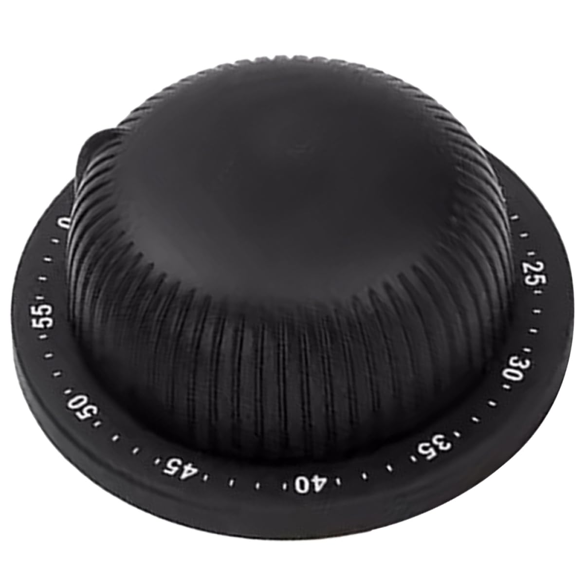NUOBESTY 2 Stück Küchenuhr Küchenmechanische Timer Kind Timer für Küchen magnetisch mechanisch von Schreibtisch Magnetische zum Kochen Rostfreier Stahl Black