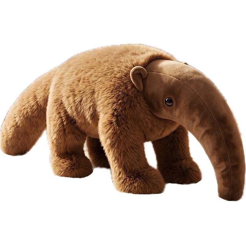 Ameisenbär Plüschtier,Niedliche Ameisenbär Kuscheltier, Stofftiere zum Kuscheln und Spielen,Plüsch Spielzeug Puppe Geburtstag Geschenk für Jungen Mädchen (120cm)