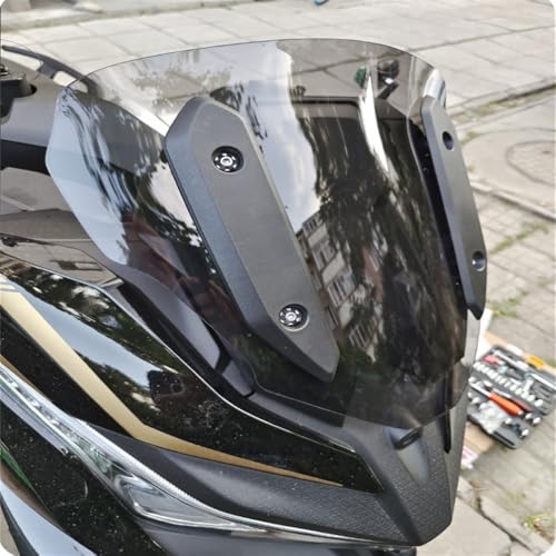 Déflecteur pare-brise moto 350 SR4MAX contre le vent et la fatigue - 6