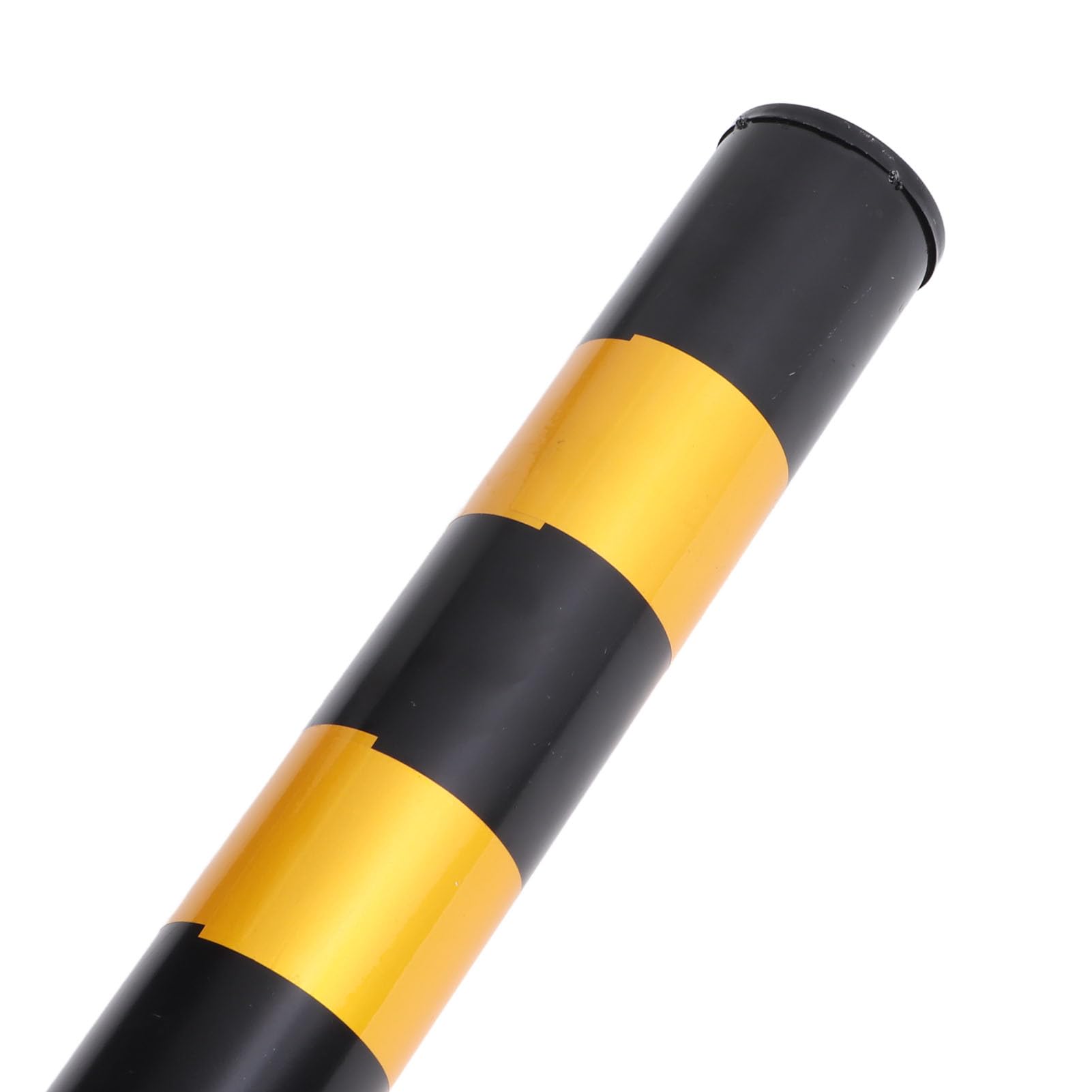 Bolardos de seguridad de 75 cm Poste de barrera de estacionamiento de acero laminado en frío Tubo de barrera de estacionamiento con color de advertencia brillante para señalización de peligro Contro