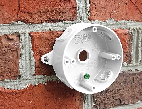 Sigma Engineered Solutions, White Sigma Electric 143854Wh 1/2-Inch 5 Hole Round Box #TOP3