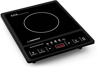 FLM SYSTEM Placa de inducción hornillo portátil eléctrico cocina 2000 W