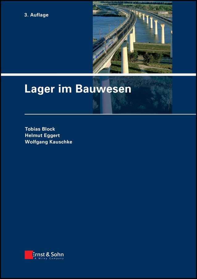 Lager im Bauwesen livre technique de génie civil en allemand