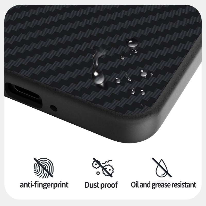 Coque en fibre de carbone Xiaomi Redmi K80, housse robuste et coque de protection fine anti-choc - 4