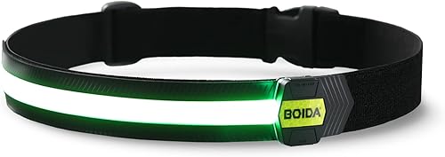 Miniatura 9 de BOIDA - Cinturón reflectante LED, 1 unidad, equipo de alta visibilidad para correr, andar en bicicleta, acampar, caminar y ciclismo, recargable por