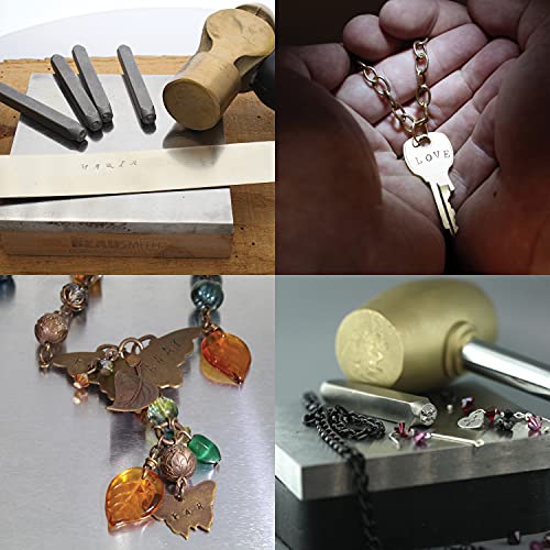 Maillet en laiton 2 Lb Beadsmith pour estamper le métal sans marquer