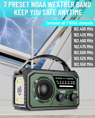 Portable Home Weather Radio Emergency