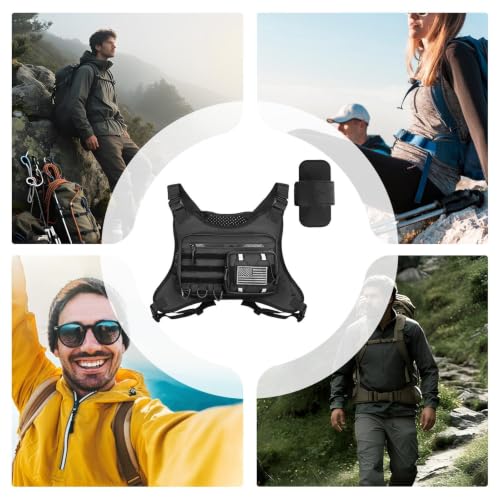 Chaleco running de pecho transpirable para commuting y viaje 4