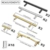 10 Pieces Handles for Resin Tray Molds, Stainless Steel Tray Handles Hardware with Screw Sets Drawer Kitchen Cabinet Door Pulls for Resin Crafts DIY Making Silicone Serving Tray Decoration #1