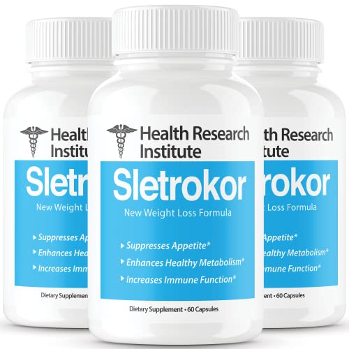 Sletrokor New Formula Pills (3 Bottles)