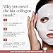 COCOBEAUTY Collagen Sheet Mask – Hydrating Korean Face Mask for Fine Lines & Anti-Aging, Deep Moisture, Radiant Skin Boost, Bio-Collagen Facial Masks (16 Pack)