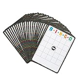 Math Bingo Dry Erase Mats - Set of 24