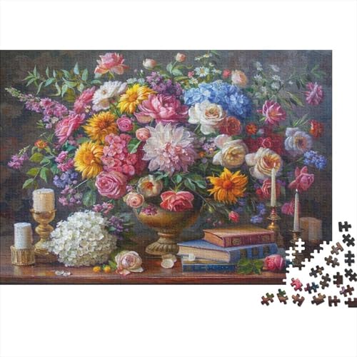 Puzzle de 1000 piezas de naturaleza muerta para relajarse en familia en casa